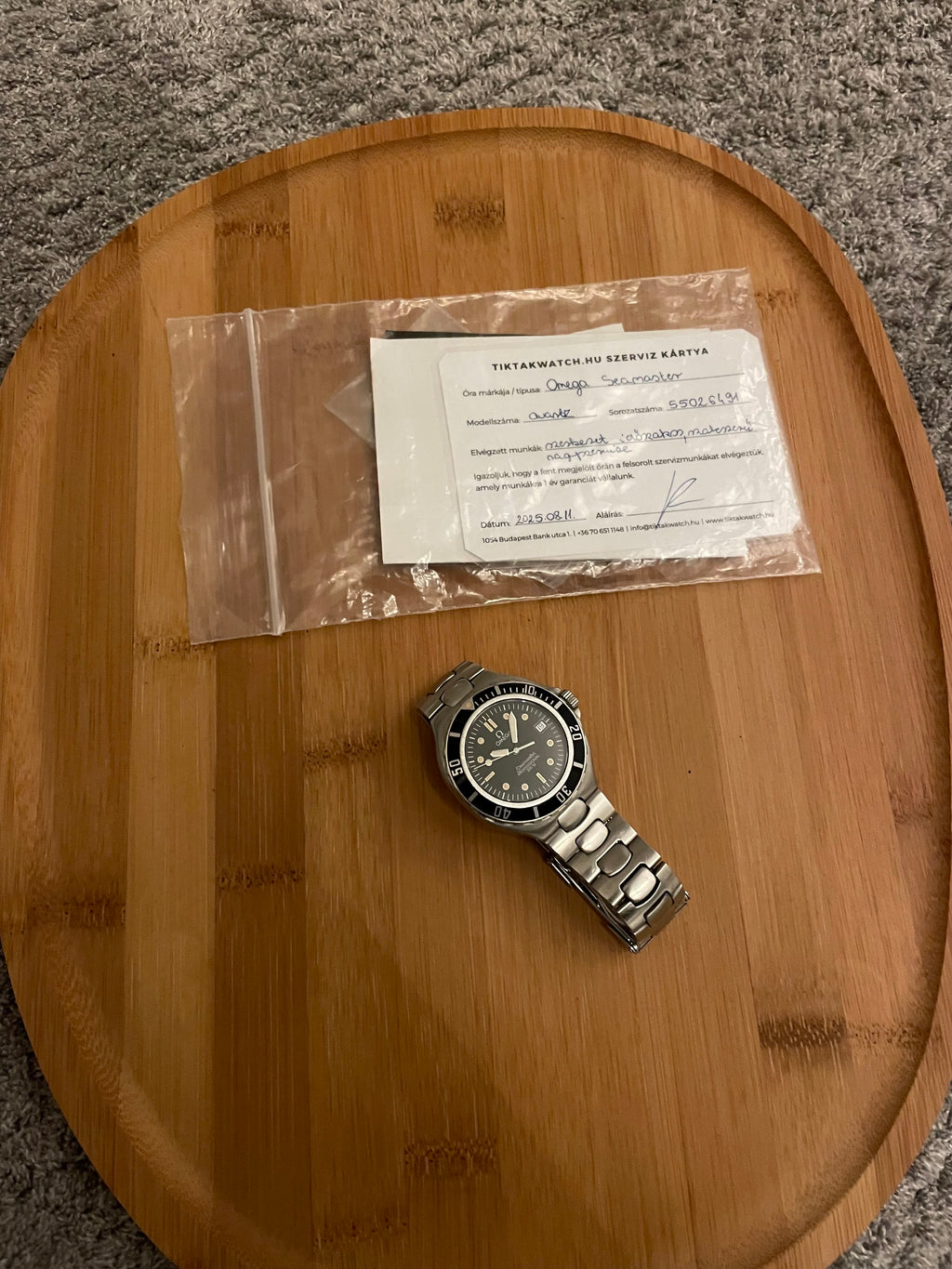 Omega seamaster pre-bond 396.1052