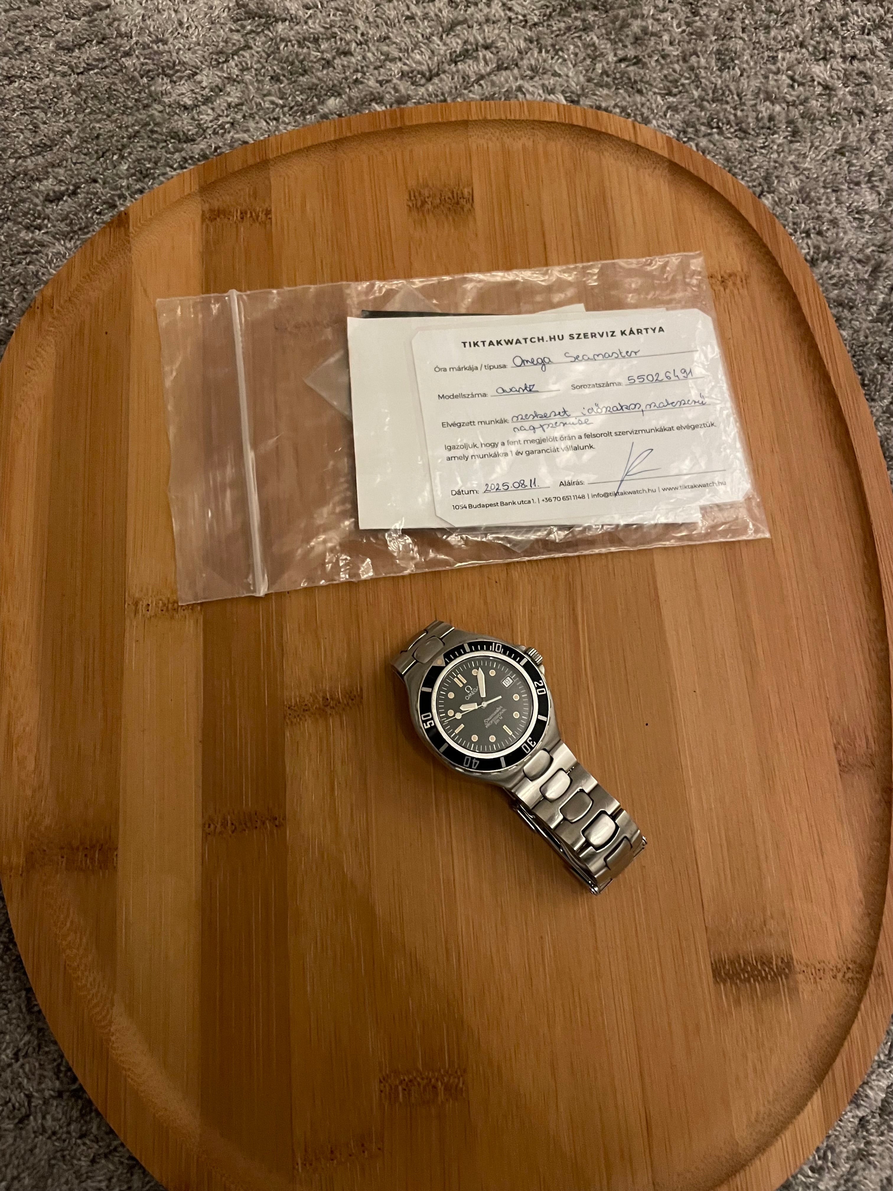 Omega seamaster pre-bond 396.1052